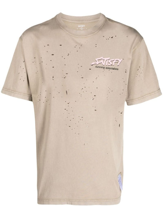 Brown Mothtech Organic Cotton T-shirt