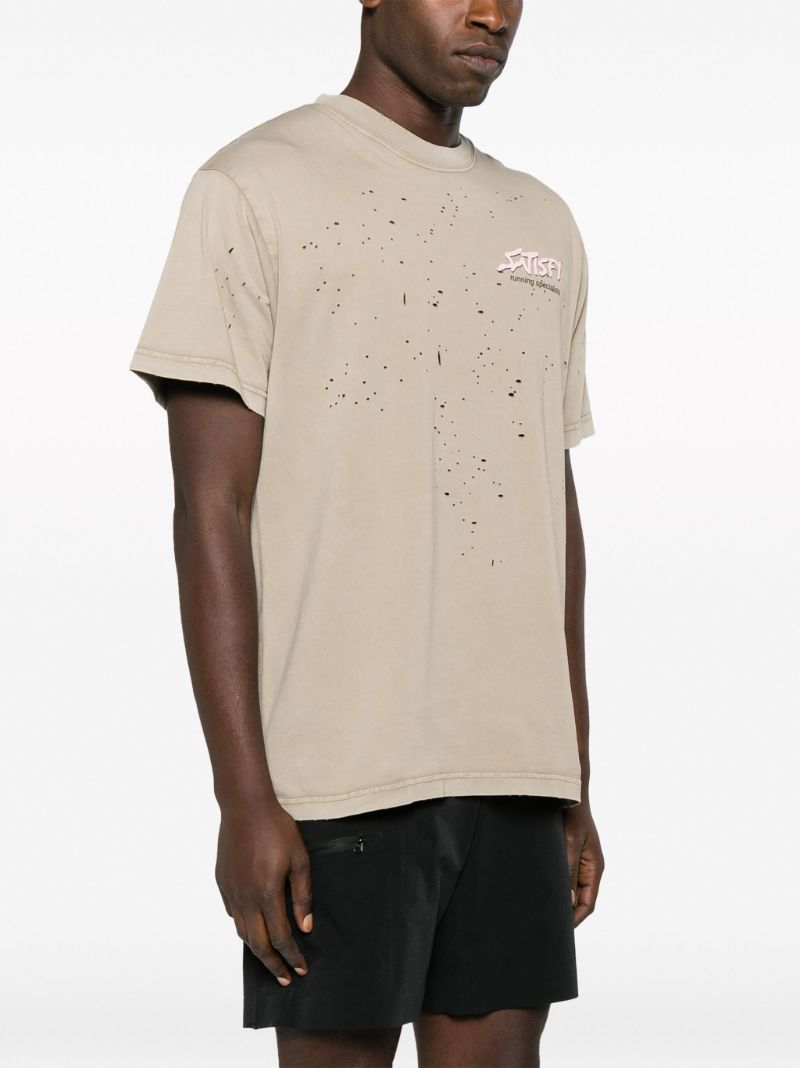 Brown Mothtech Organic Cotton T-shirt