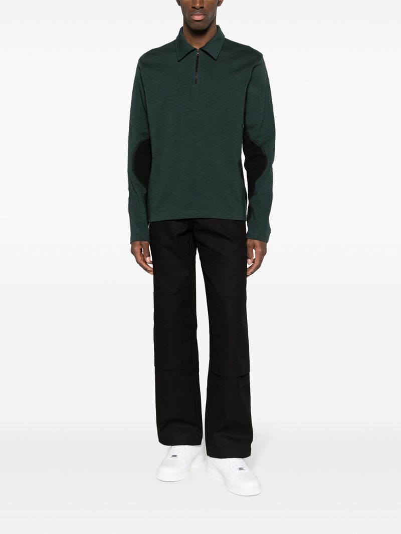 Green Half-zip Sweatshirt
