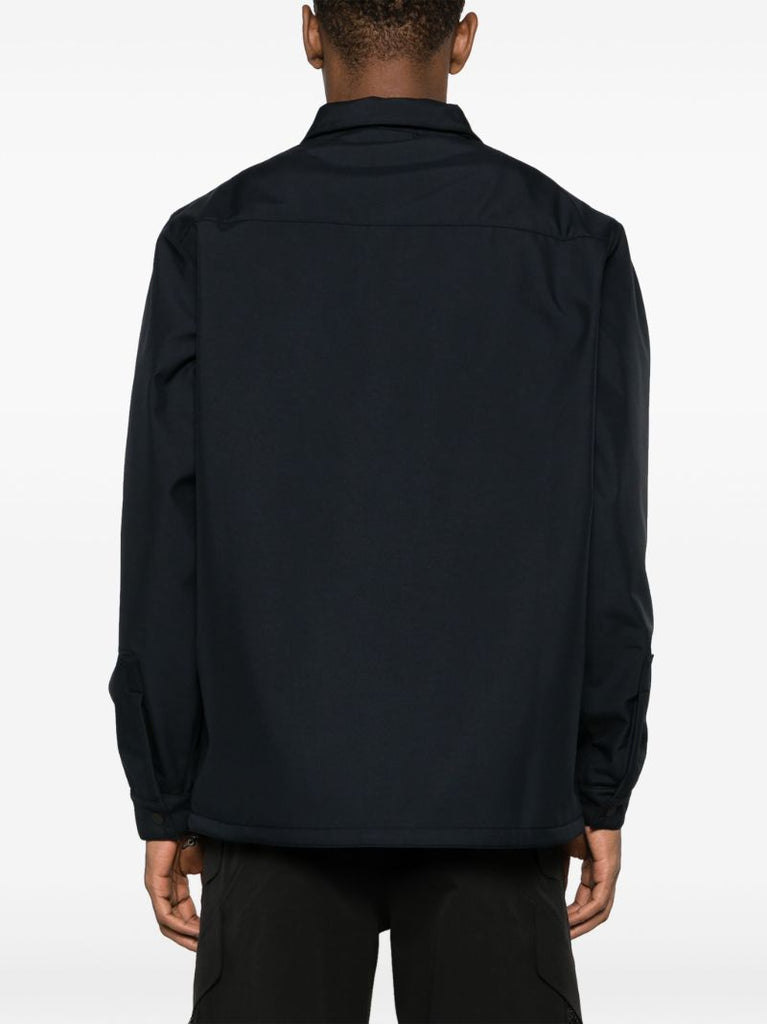 Blue Long-sleeve Polo Shirt