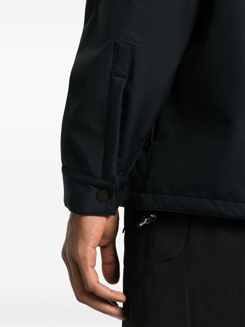 Blue Long-sleeve Polo Shirt