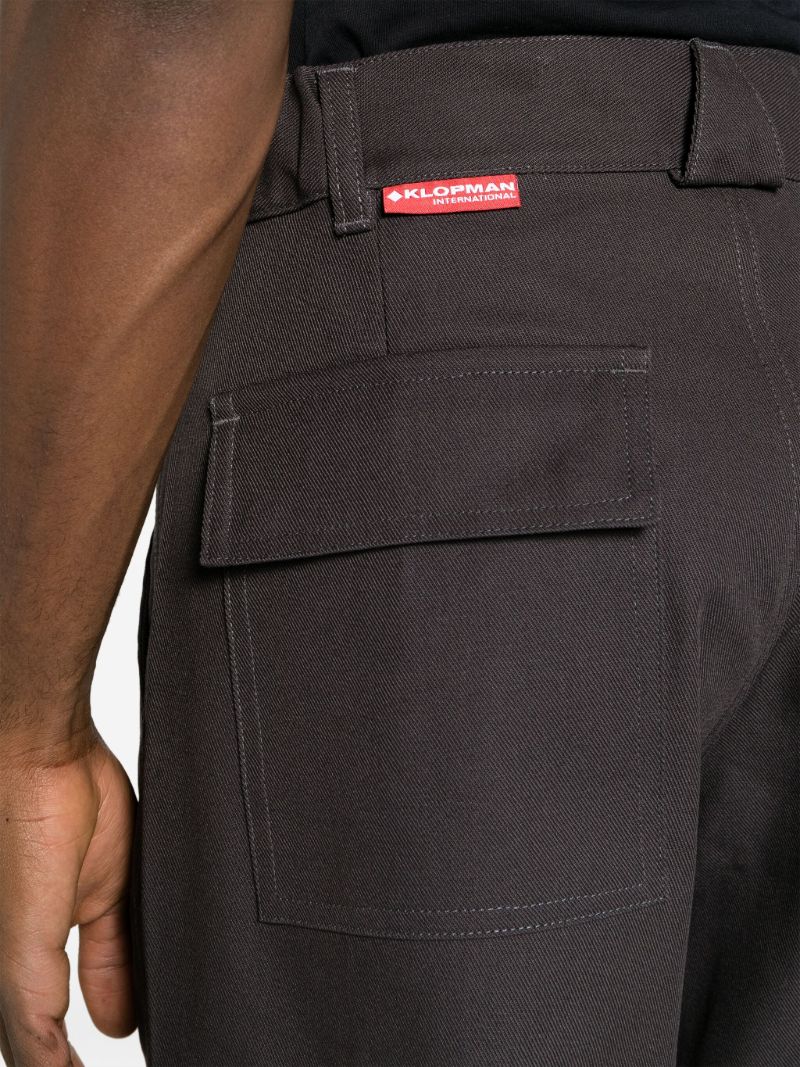 Grey Klopman Straight-leg Trousers