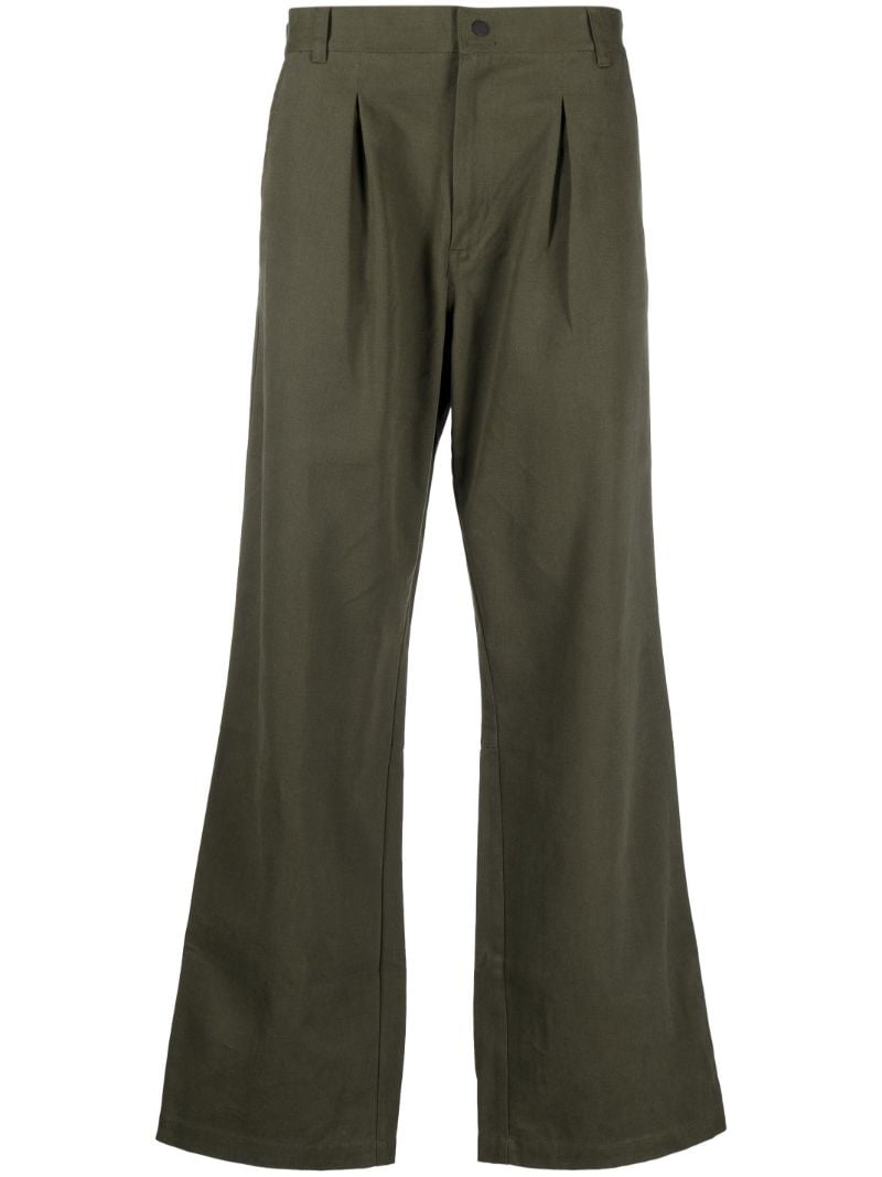 Green Boot Storage Cotton Trousers