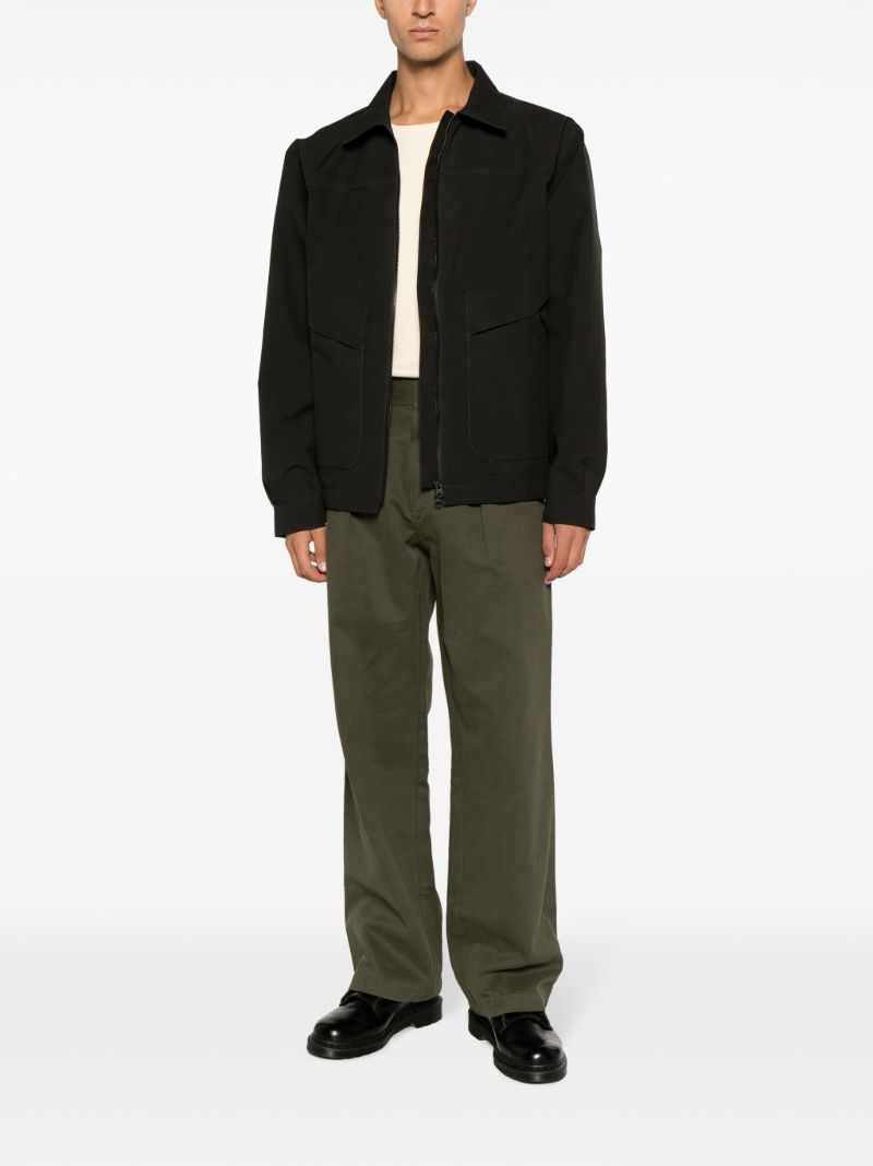 Green Boot Storage Cotton Trousers