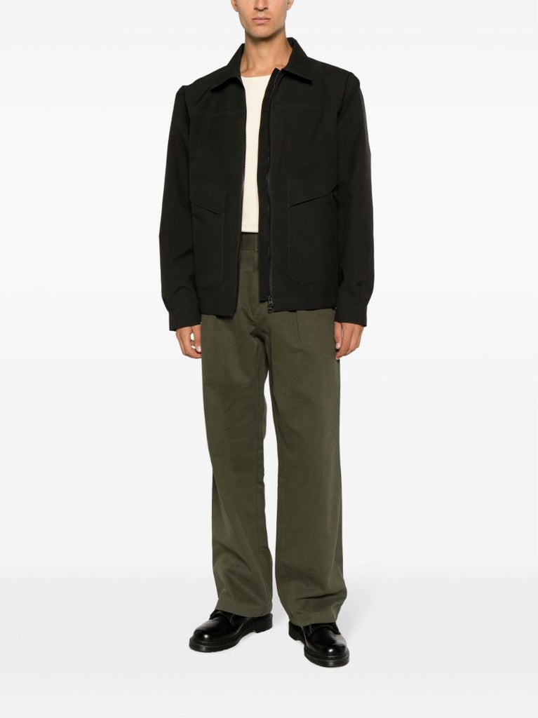 Green Boot Storage Cotton Trousers