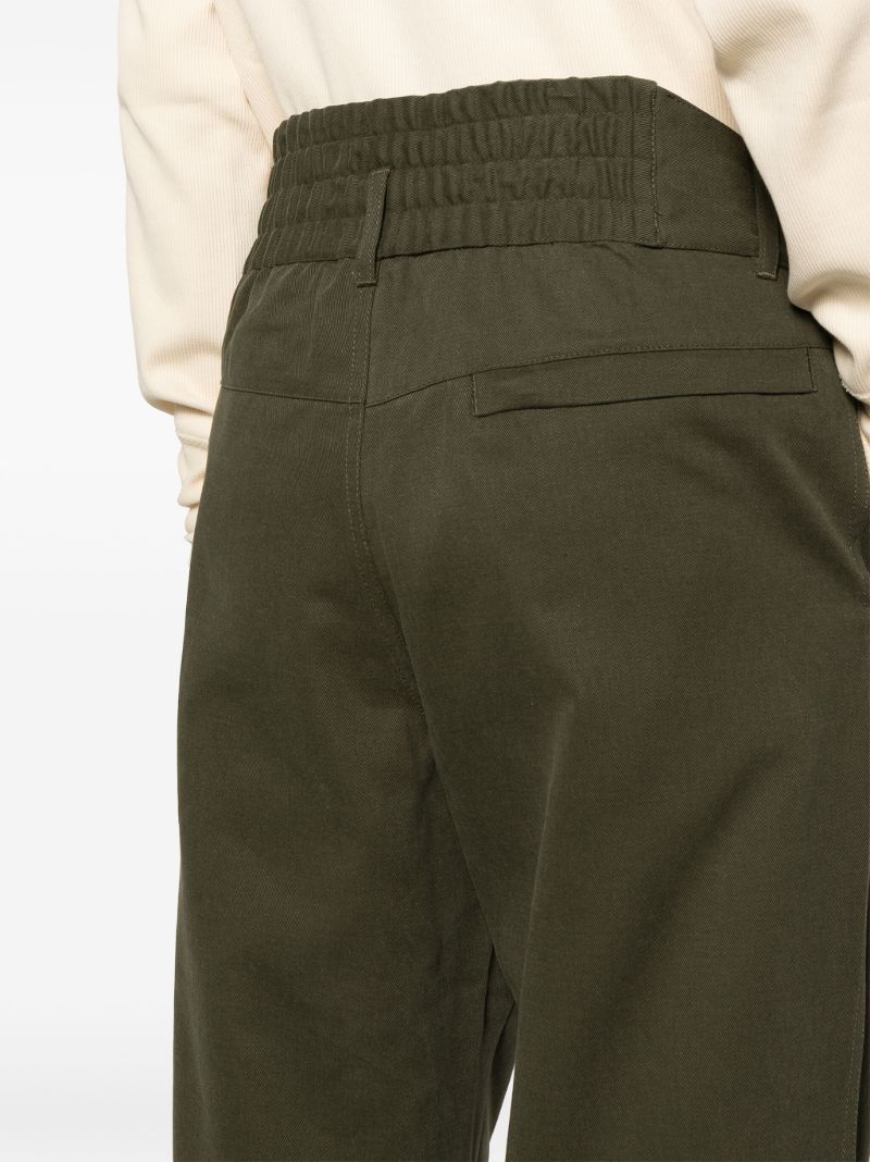Green Boot Storage Cotton Trousers