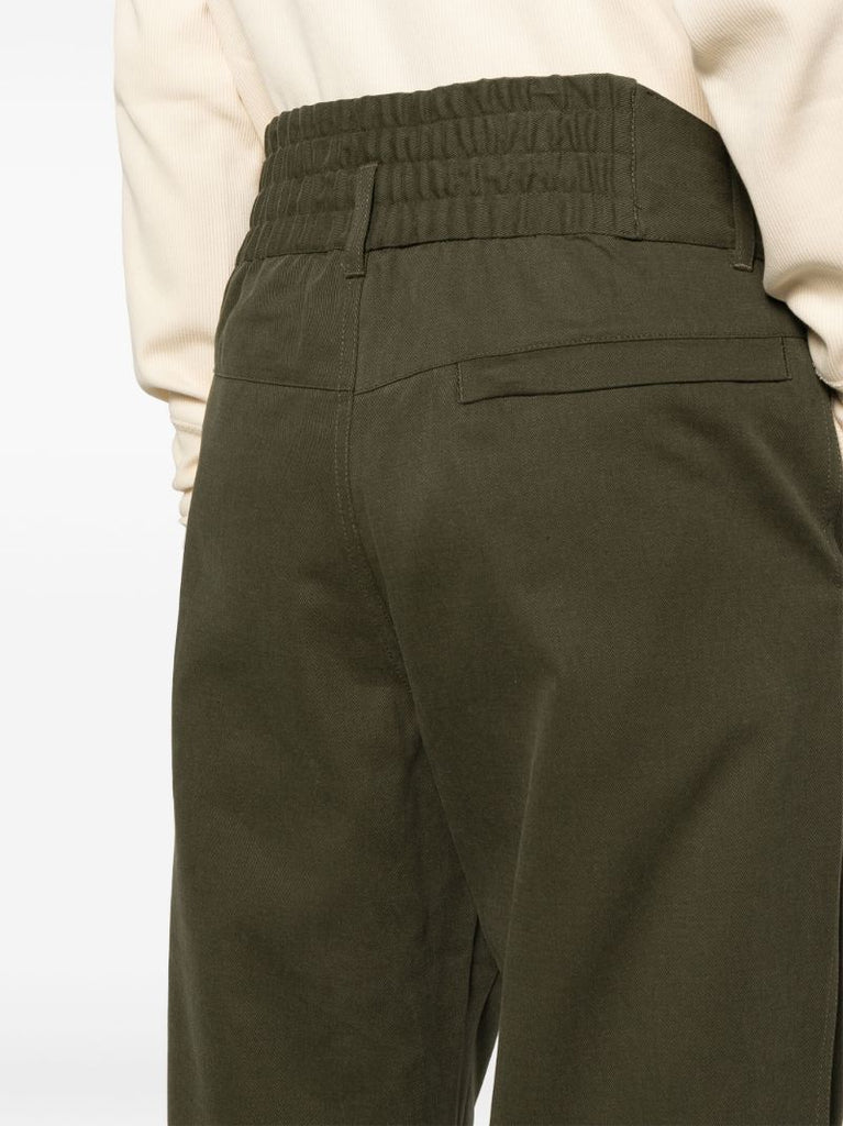 Green Boot Storage Cotton Trousers