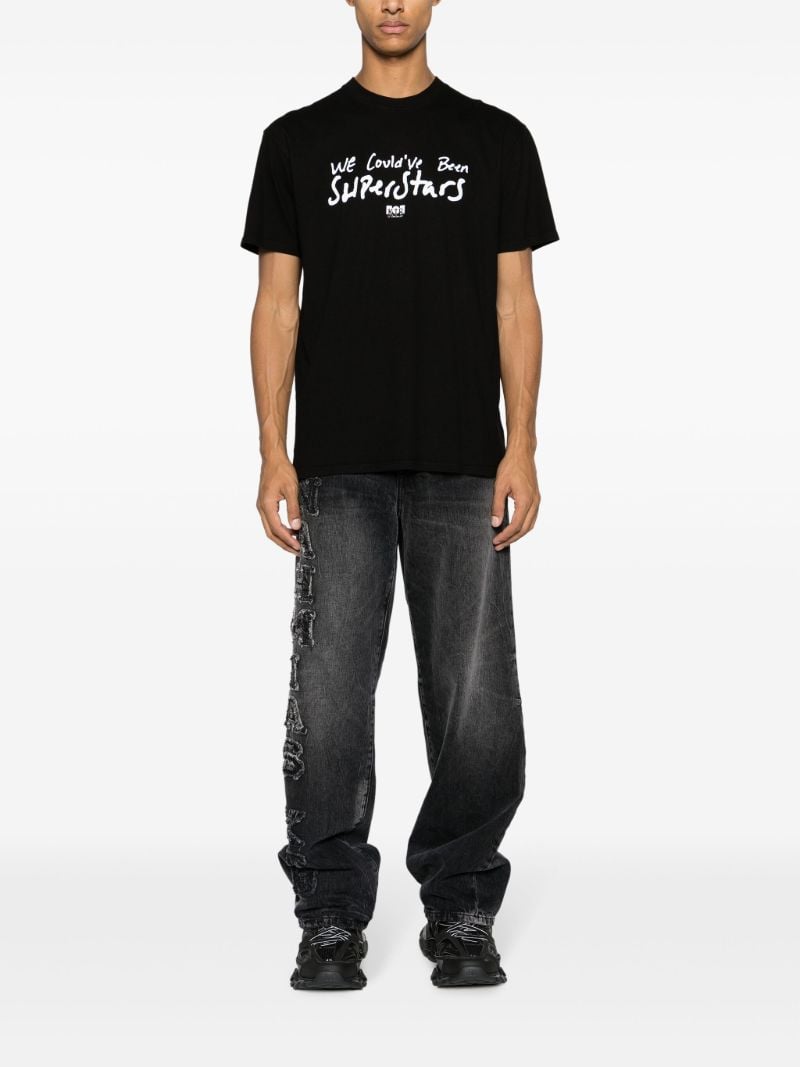 X Black Kodak Black Superstars Cotton T-shirt