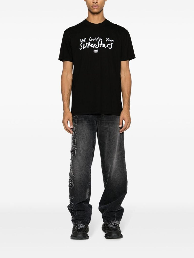 X Black Kodak Black Superstars Cotton T-shirt