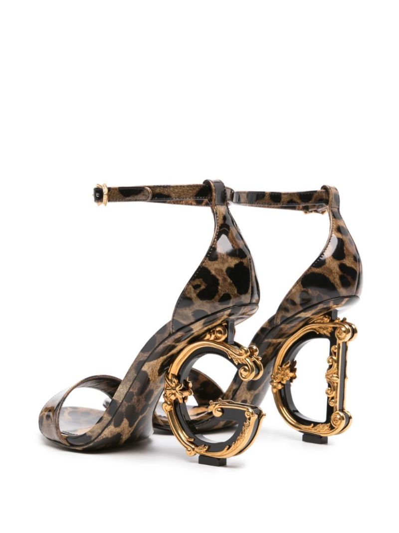 Brown Baroque Dg 105 Leather Sandals