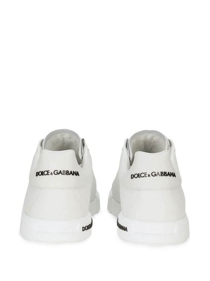 White Portofino Leather Sneakers