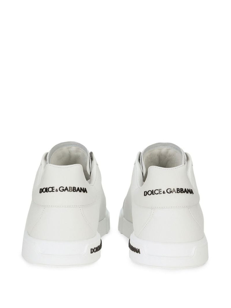White Portofino Leather Sneakers