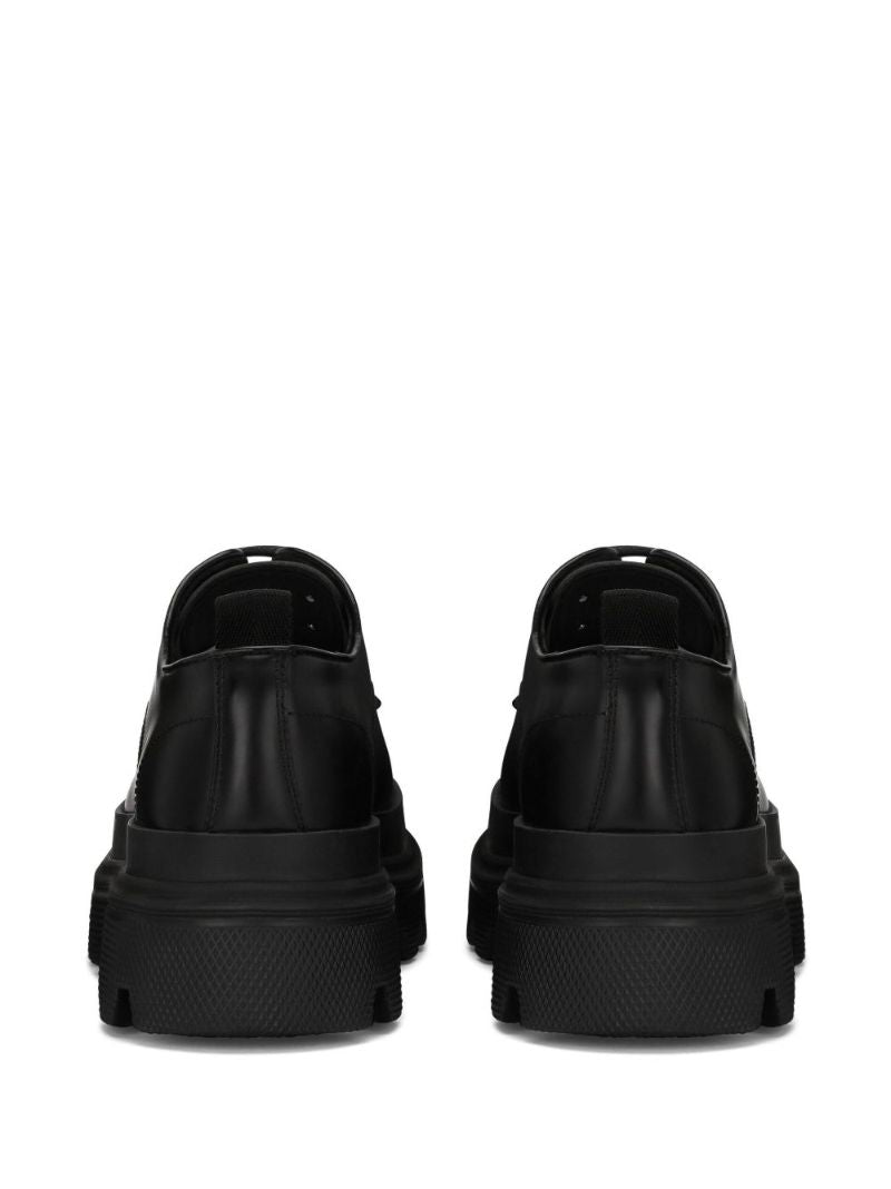Black Hi-trekking Derby Shoes