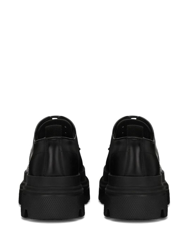 Black Hi-trekking Derby Shoes