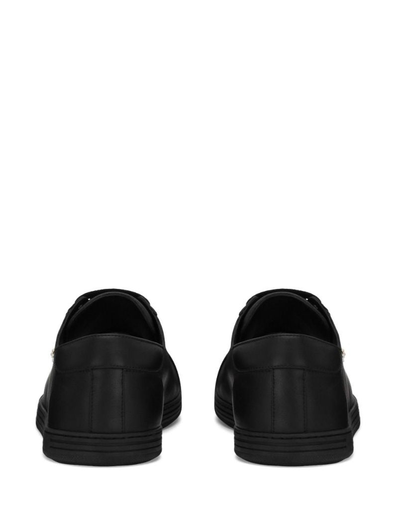 Black Saint Tropez Leather Sneakers