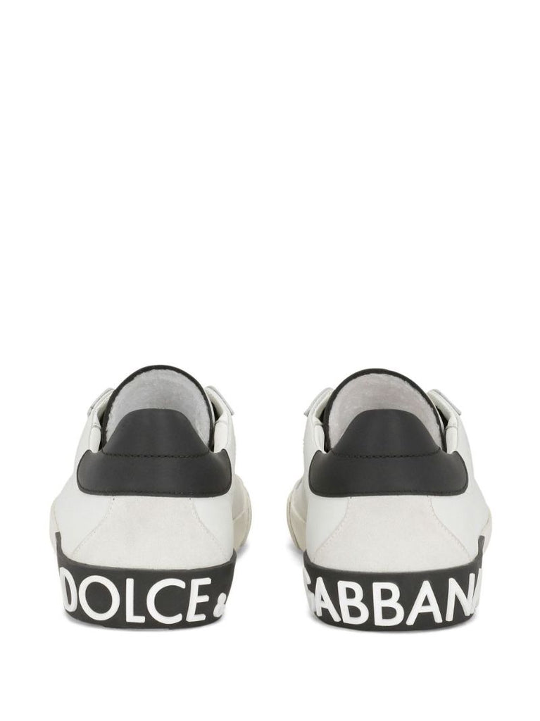 White Portofino Leather Sneakers