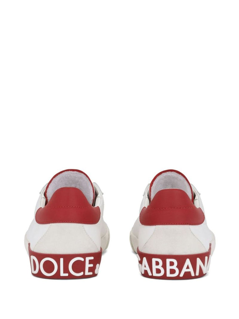 White Portofino Leather Sneakers