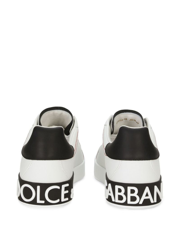 White Portofino Leather Sneakers