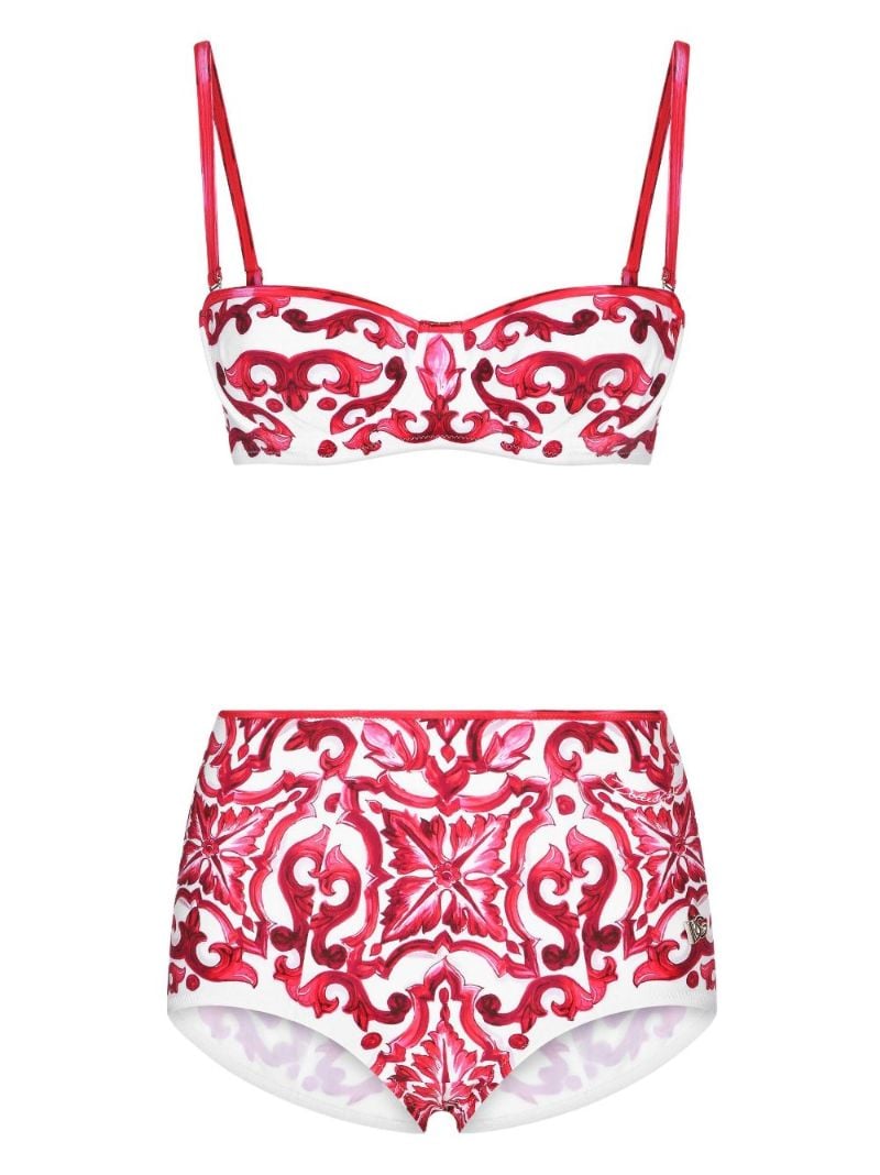 Red Majolica Bikini
