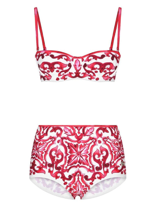 Red Majolica Bikini