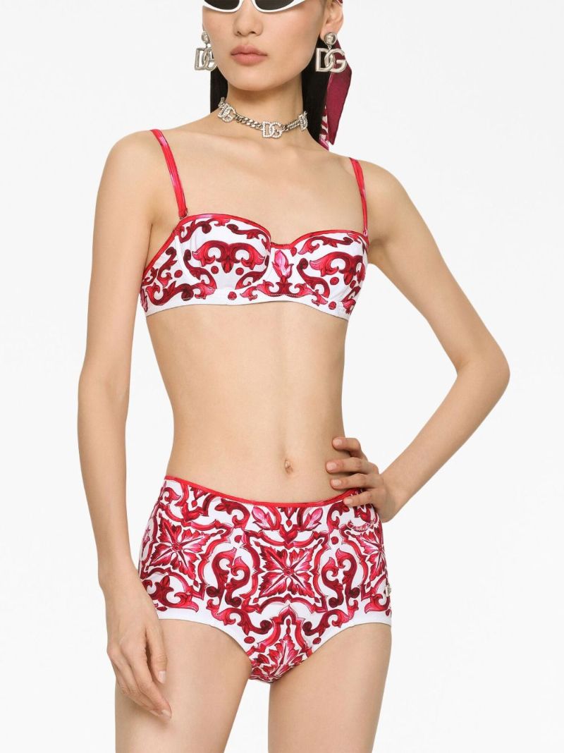 Red Majolica Bikini