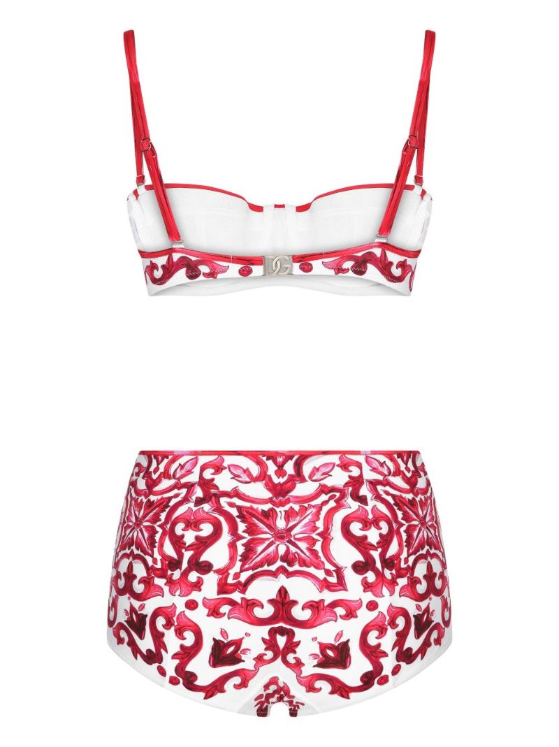 Red Majolica Bikini
