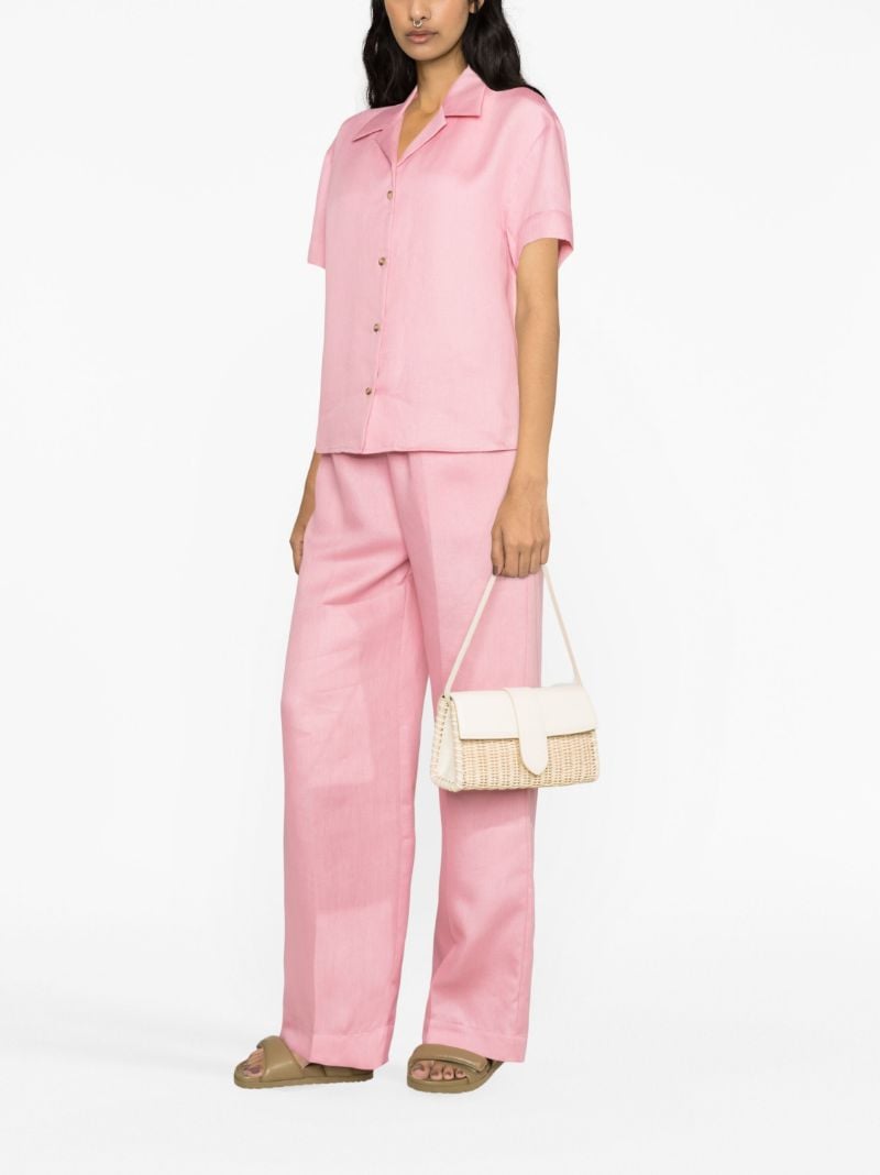 Pink Prague Linen Shirt