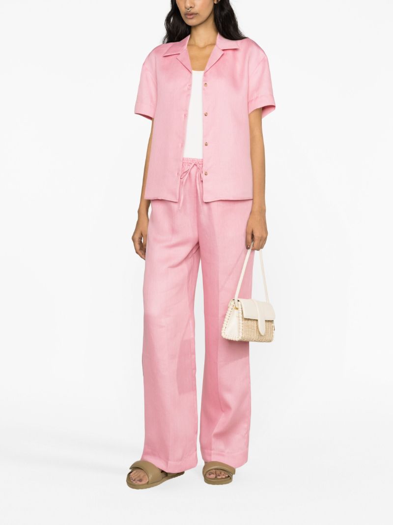 Pink Prague Linen Shirt
