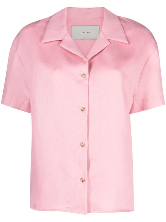 Pink Prague Linen Shirt