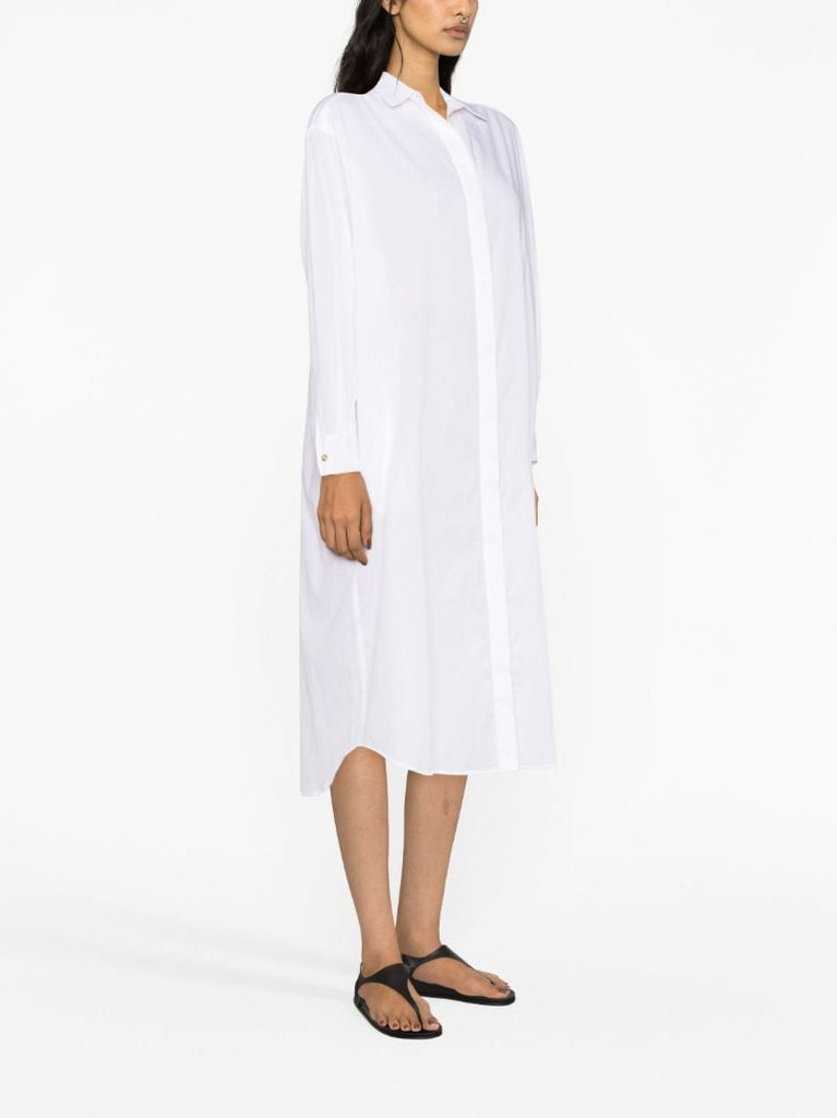 White Allegra Shirt Dress