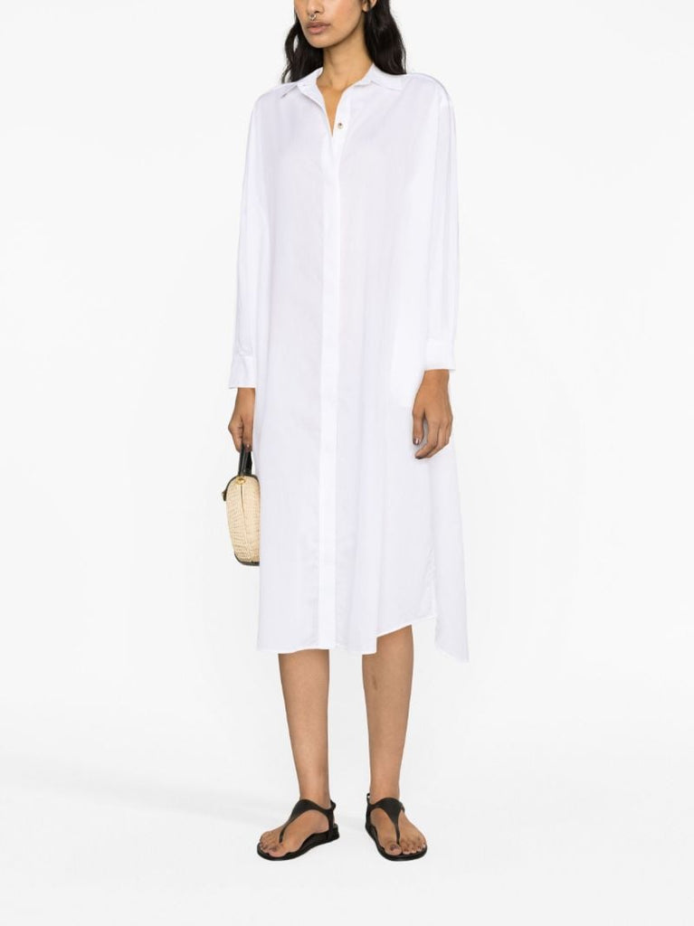 White Allegra Shirt Dress