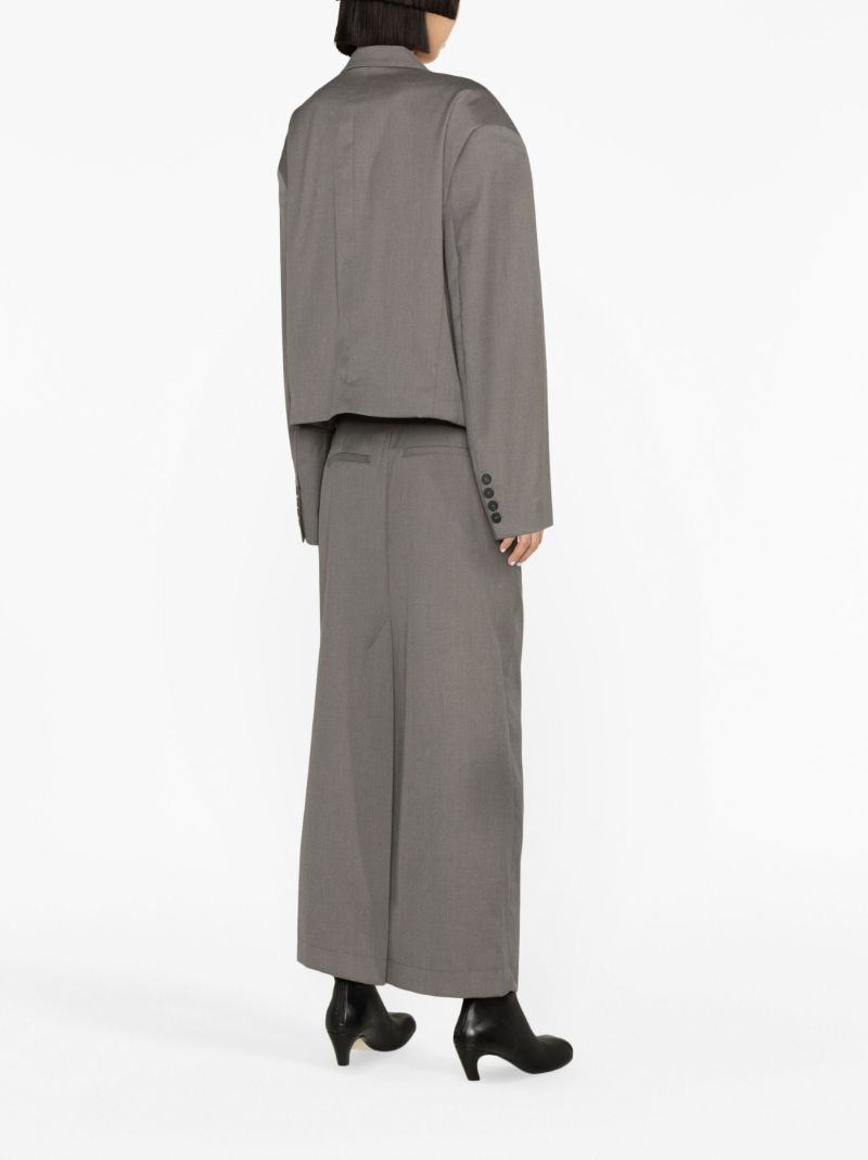 Grey Asymmetric Blazer