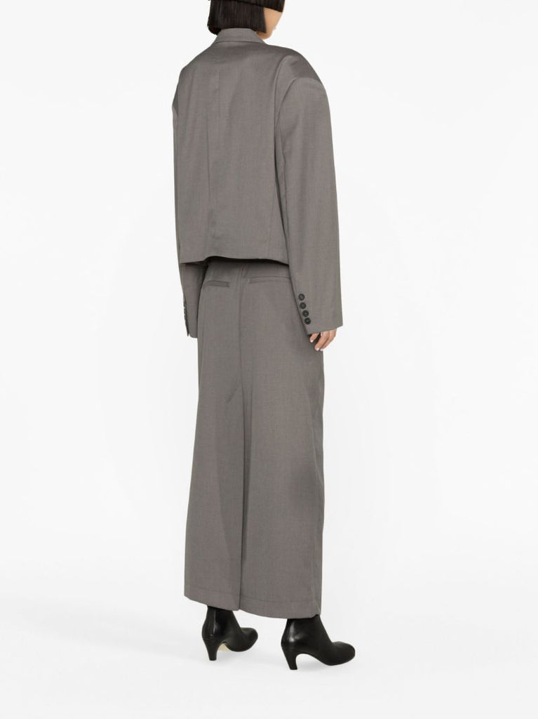 Grey Asymmetric Blazer