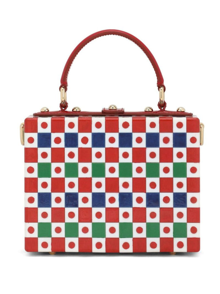 Multicolour Dolce Box Carretto Top Handle Bag