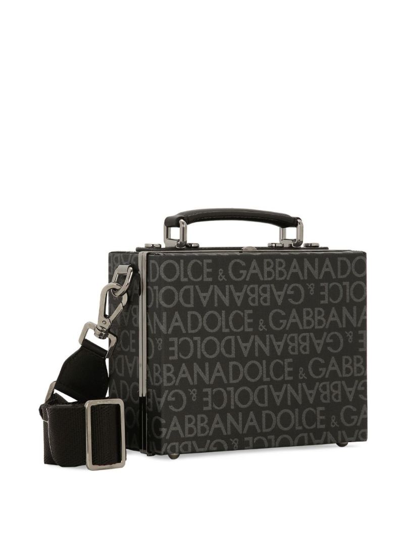Black Logo-print Mini Bag