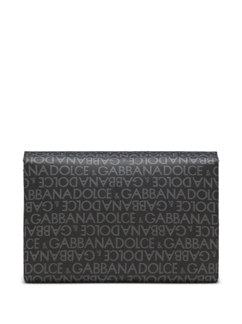 Black Logo-jacquard Shoulder Bag
