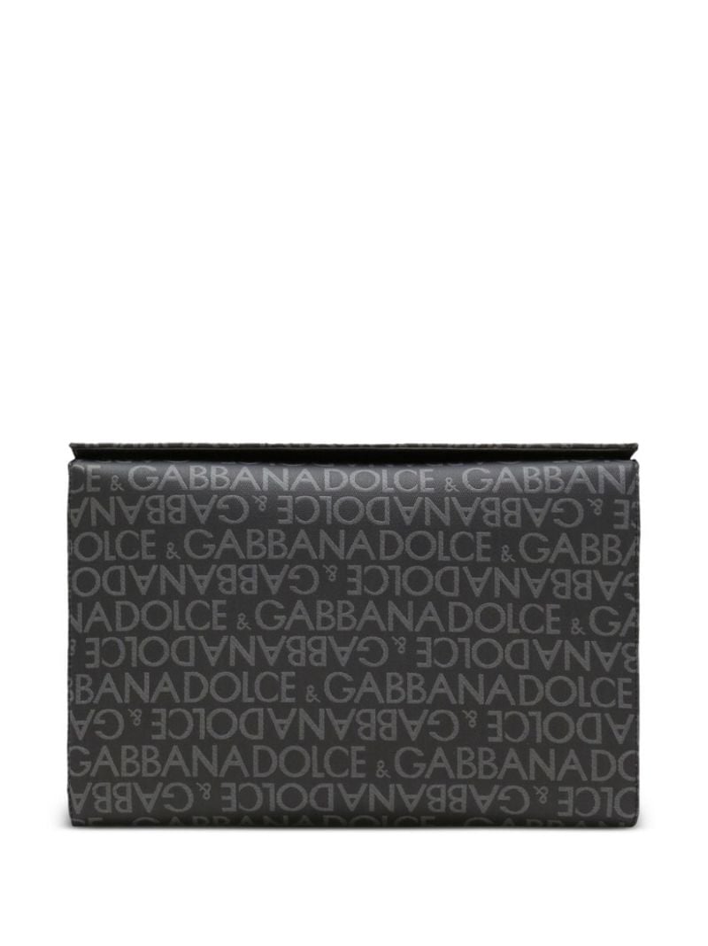Black Logo-jacquard Shoulder Bag