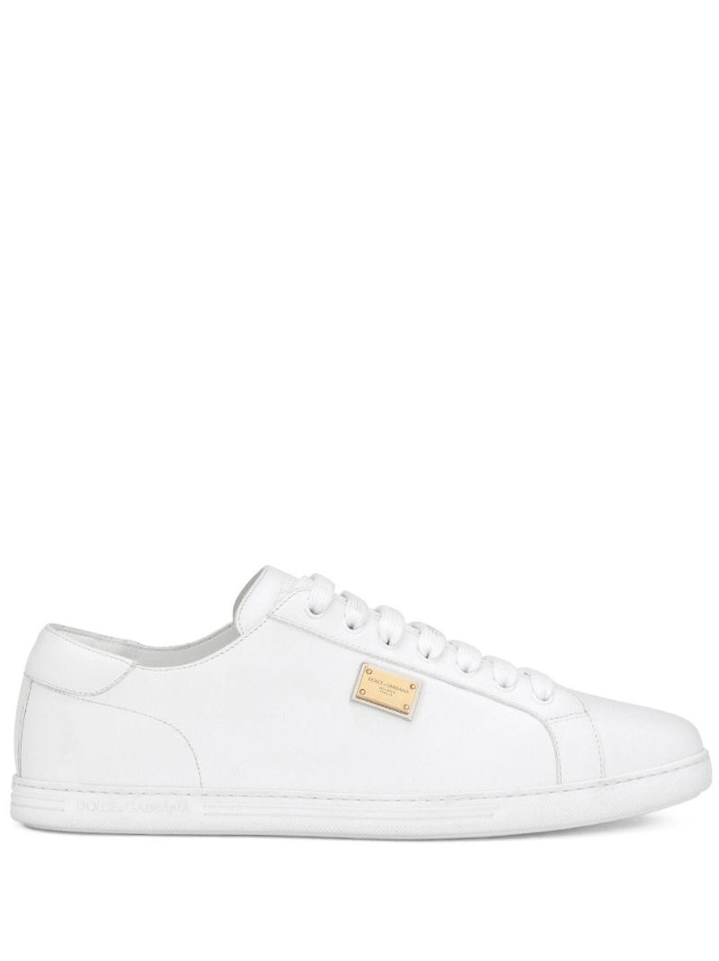 White Saint Tropez Leather Sneakers