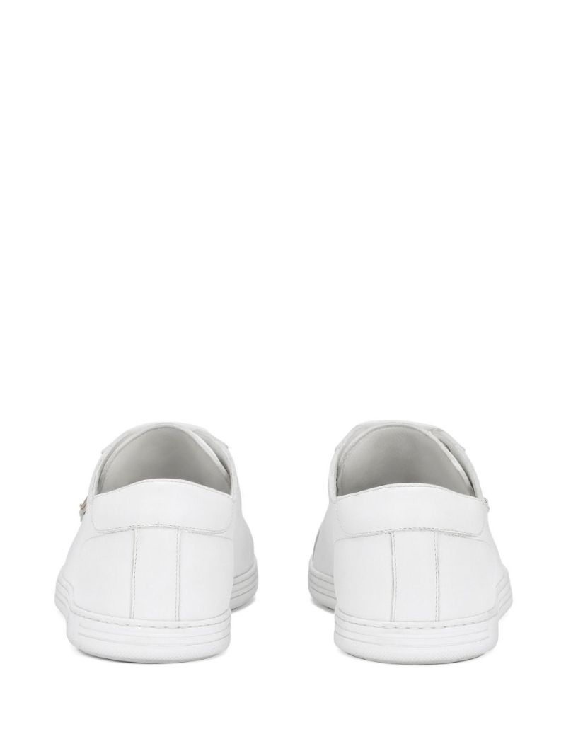 White Saint Tropez Leather Sneakers