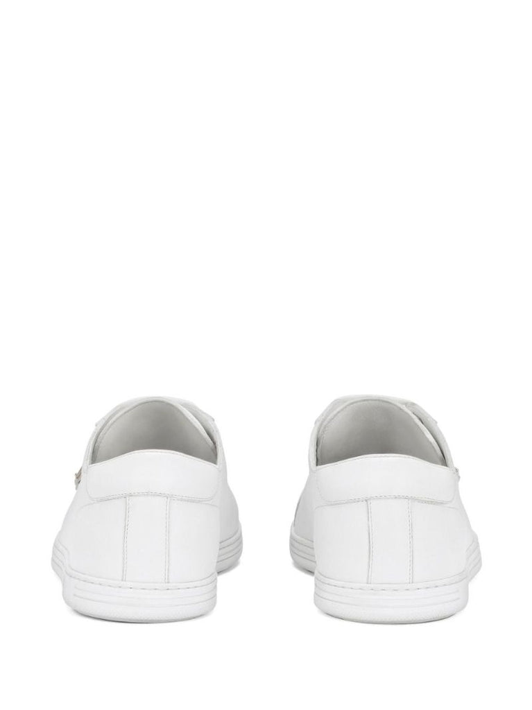 White Saint Tropez Leather Sneakers