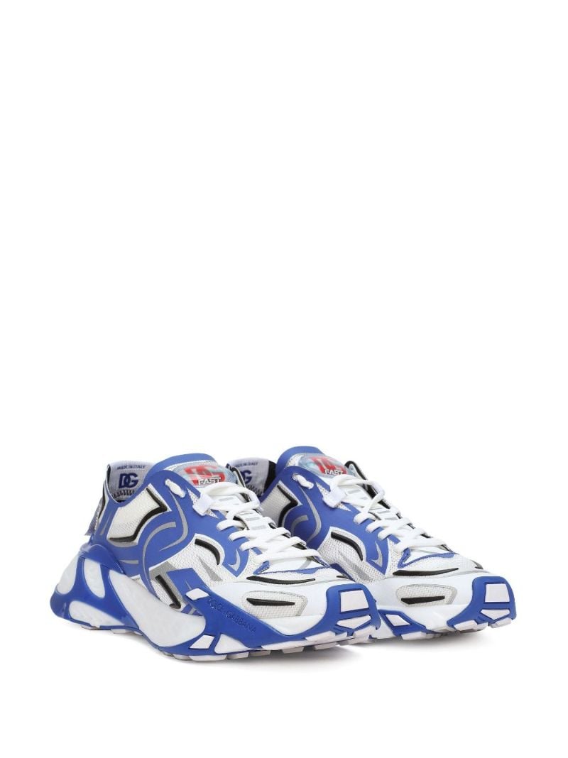 White Fast in Maglina Panelled Sneakers