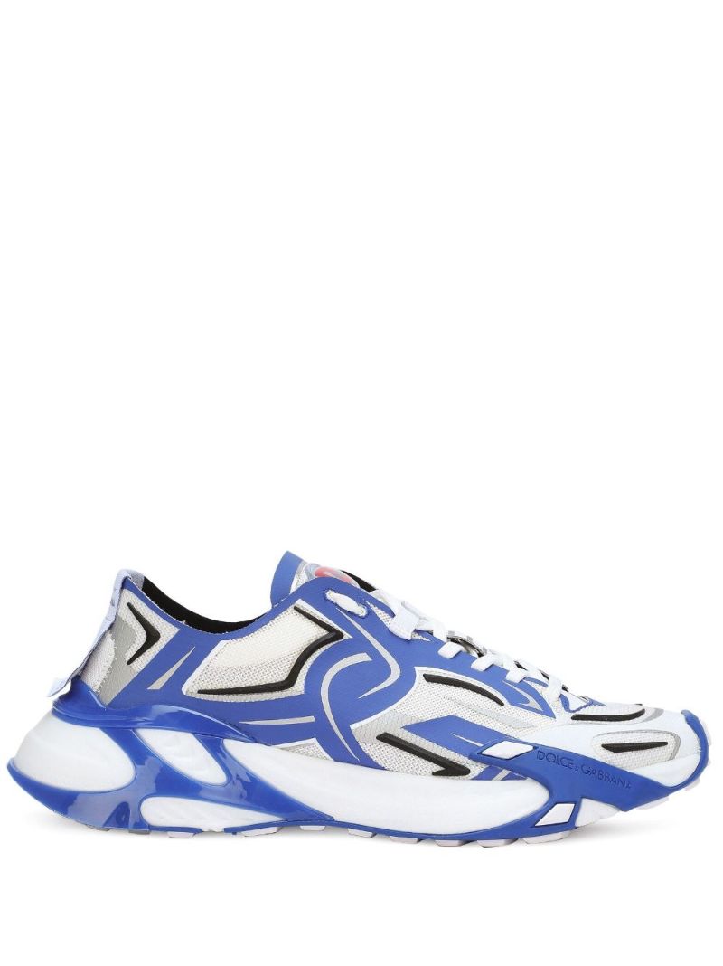 White Fast in Maglina Panelled Sneakers