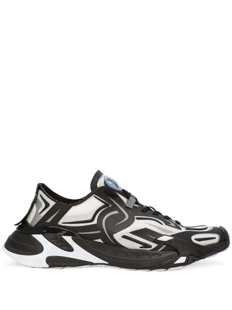 Black Fast in Maglina Panelled Sneakers