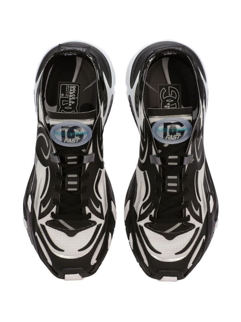 Black Fast in Maglina Panelled Sneakers