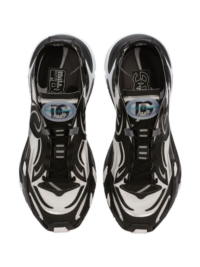 Black Fast in Maglina Panelled Sneakers