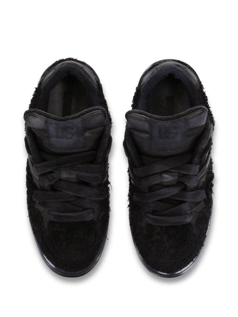 Black New Roma Panelled Sneakers