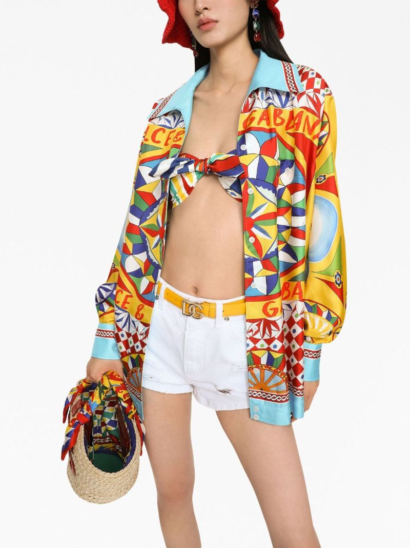 Multicolour Bandeau Cropped Top