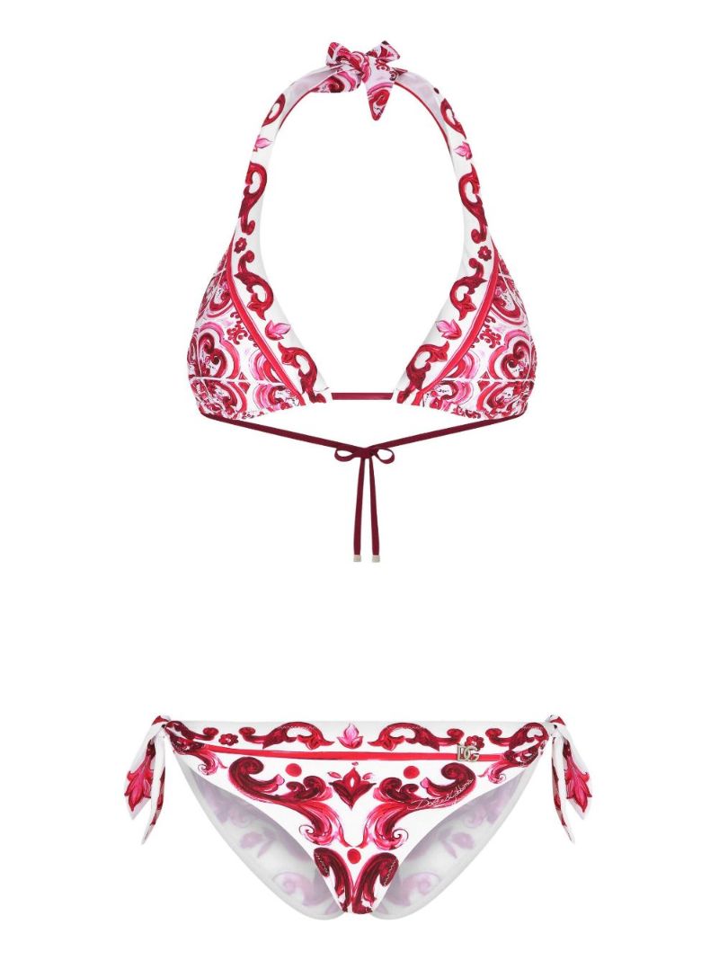 Red Majolica Bikini