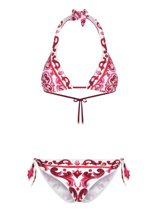 Red Majolica Bikini