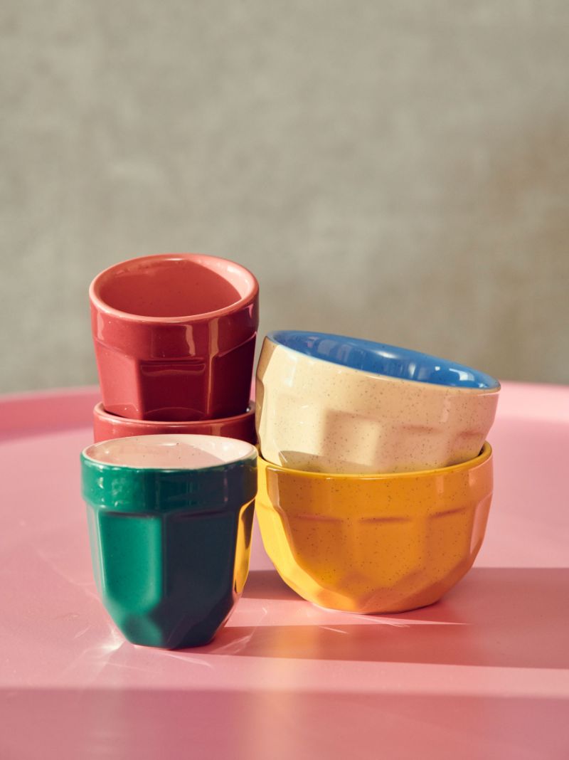 X La Marzocco Multicolour Cappuccino Cup Set